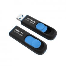 ADATA USB kľúč UV128 64GB USB 3.0 USB-A, čierno-modrý