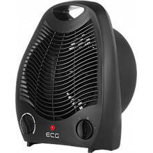 ECG TV 3030 Heat R Black teplovzdušný ventilátor